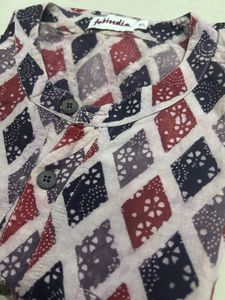 Stylish Printed Cotton Kurta