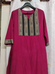 Elegant Embroidered Kurta
