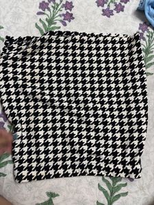 Houndstooth check Mini Skirt