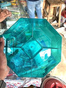TRANSPARENT DIAMOND 5 COLOMN BOX