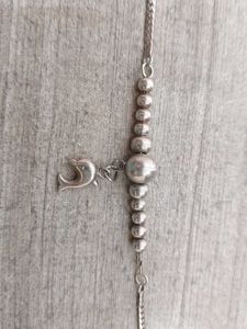 Silver Bracelet with Dolphin Charm