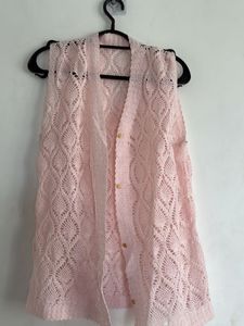 Chic Lace Knit Sleeveless Vest