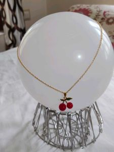 Cute Cherry Charm Necklace