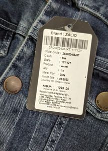 Zalio Girls Denim Jacket, 11-12 Years , D13