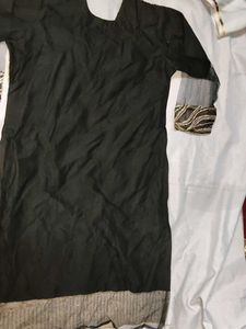 Sparkling Black Kurta with Sequins