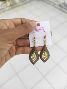 Elegant Dangle Earrings with Rose Detail