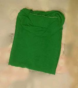 Green Ethnic Fabric