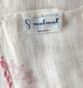 White Printed Table Cloth