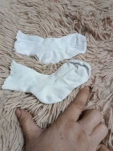 Cozy White Socks