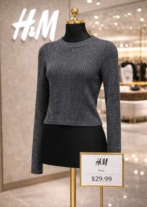 Sparkly Long Sleeve Top