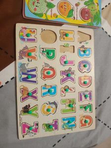 Wooden Alphabet Puzzle Toy