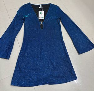 Newme sparkly Blue Mini Dress