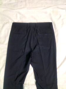 Mens Navy Blue Formal Pant