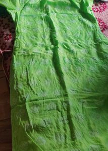 Green Embroidered Kurta Set