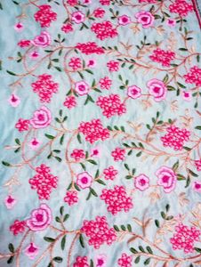 Kurta with new silk saree