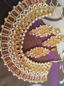 Beutiful Gorgeous Party Wear Necklace Set