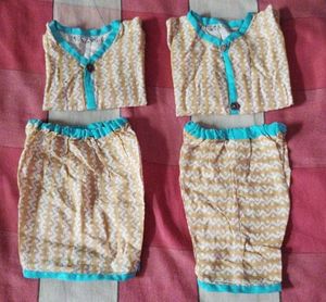 Baby Girl's Cute Cotton Set 2