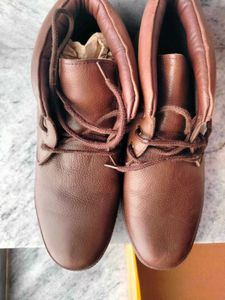 real leather Men's Brown boot