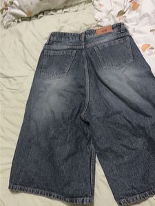 Vintage Wash Baggy Denim Shorts