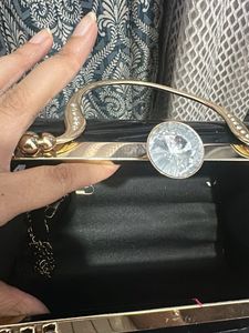 Elegant Black  Clutch