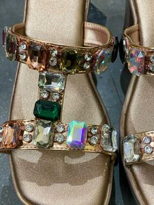 Embellished Flat Sandals