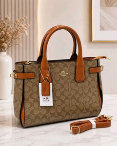 •Coach Signature Canvas Tote Bag* WITHOUT BOX