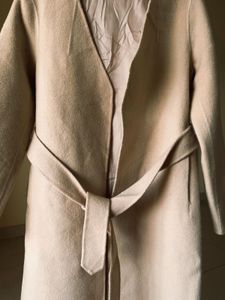 Elegant Beige handmade Trench Coat