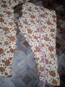 Floral Print Kurta Set with Pants