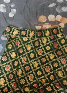 Elegant Green Ethnic Skirt