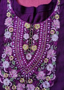 new 10 years old girl's wine  Kurta set