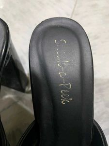 black heels