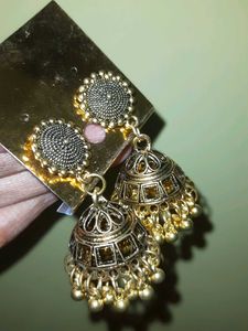 Gold Earrings, Party Earrings