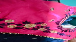 Functional Frock With Jaaree Booti and Beeds