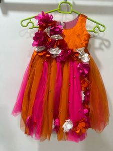 peice drop Gorgeous Girls Party Dress age 1-2 yrs