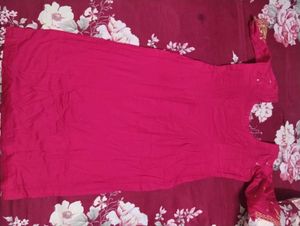 Beautiful Pink Embroidered Kurta