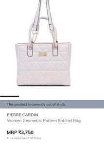 Women Geometric Pattern Satchel Bag