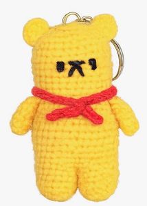 Cute Yellow Bear Keychain