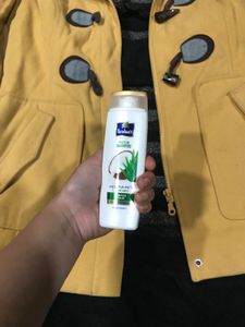 Stylish Yellow Hooded Coat dress facewash free