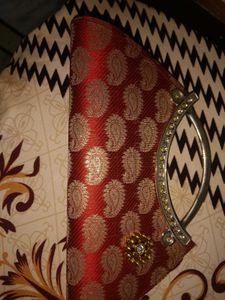 Elegant Red Clutch