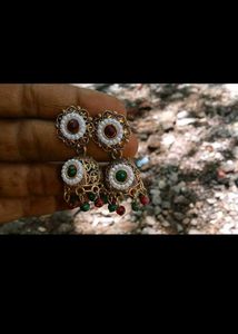 Exquisite Tear Drop Jhumka Earrings