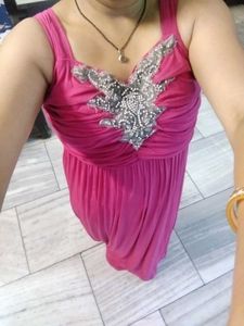 Pink Long Gown