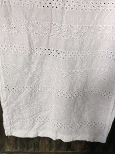 Chic White Broderie Anglaise Dress