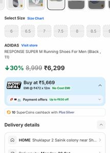 Adidas Response M Original Running Shoes