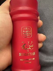Naseem Sumayyah Aqua Perfume Red Bottle