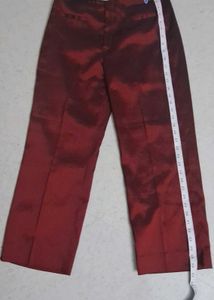 Chic Red Blazer &amp; Pants Set