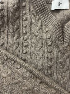 Cozy Cable Knit V-Neck Sweater