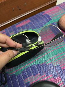 Silver Aviator Frame Glasses