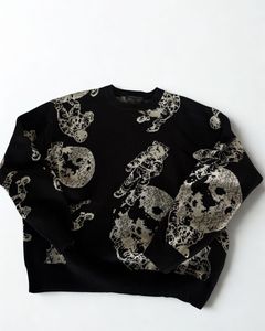 Men's Black Moon & Astronaut Knit Sweater
