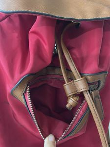 Stylish Red Backpack