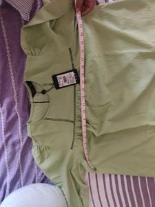 Light Green Textured Top